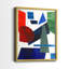 Colorful Shapes III - reproduction encadrée de qualité supérieure - prête à être accrochée - aucun clou requis - aucun clou requis-723332618-723332619