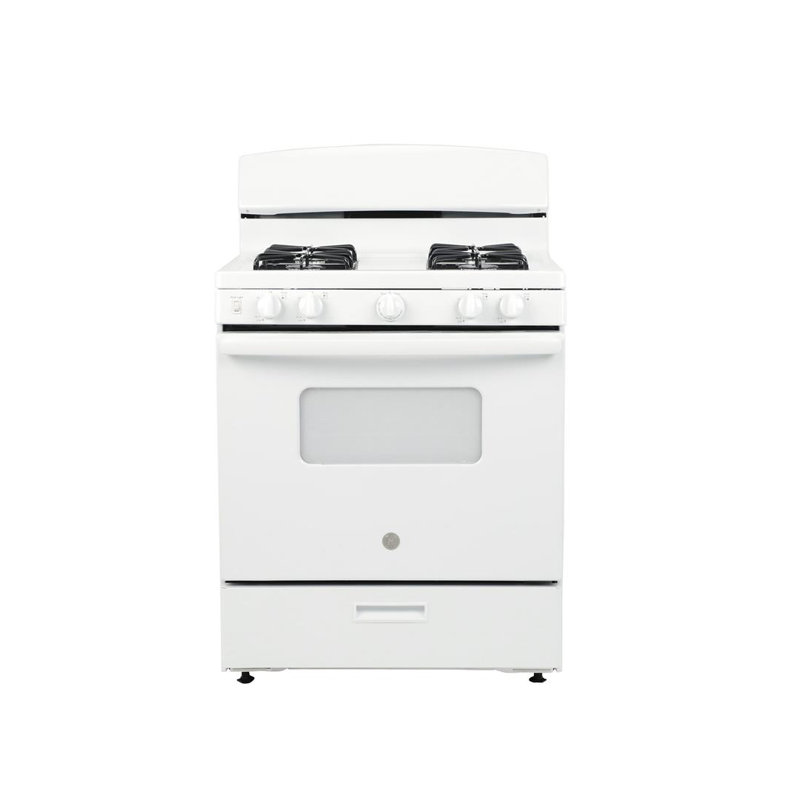 30" 4.8 cu. ft. Freestanding Gas Range, White