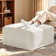 Repose-pieds 40,75 po en velours côtelé à compression pour le salon (ensemble de 1)-546480508