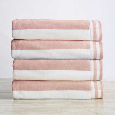 Naturita Great Bay Home 4 Piece 100% Cotton Beach Towel Set