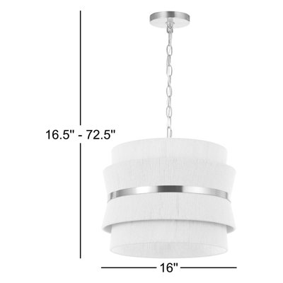 Luminaire suspendu géométrique à 3 lumières Abbington