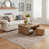 Orange; Grey, Rust; Ivory