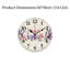 Horloge murale lavande 12 po x 12 po