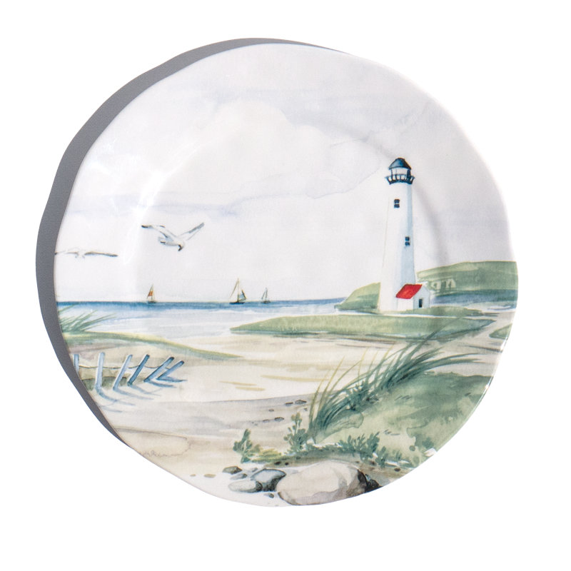 Assiette à salade en mélamine 8,5 po Zolder, ensemble de 6