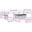  Outdoor Sofa Set 7 pcs Sectional Garden Furniture Terrace Seating Patio