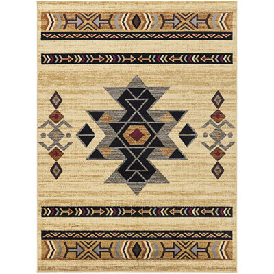 Southwest Area Rug, Stain Resistant Area Rug