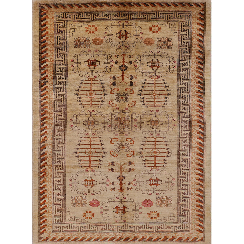 Tapis oriental beige, Rectangle 3 pi x 5 pi