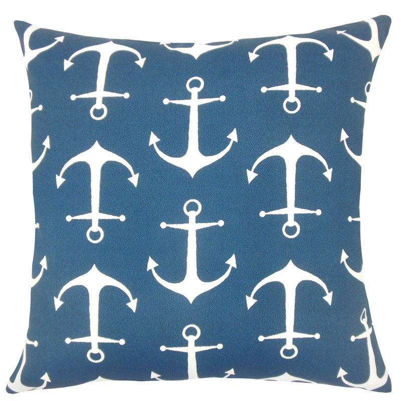 Halleli Outdoor Reversible Throw Pillow, 20" H x 20" W x 5" D, Oxford