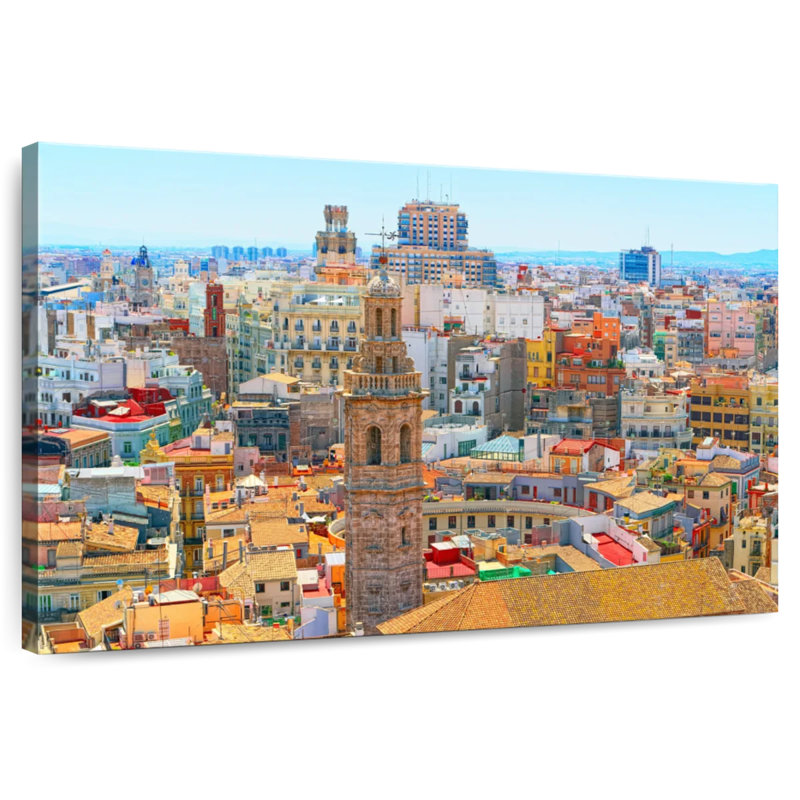 Nicci Valencia Cityscape, H 16 po x l 24 po