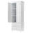 Tall Storage Cabinet With Two Drawers For Bathroom And Office, Space-Saving And Stylish Organization Solution