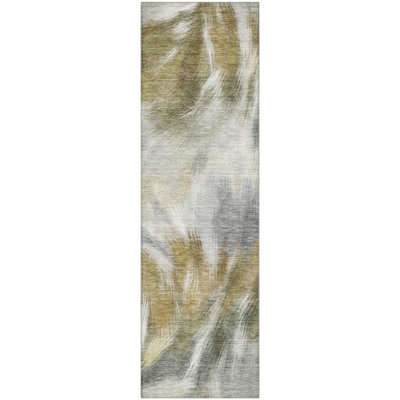 Premium Machine Washable Mayfield AMF2096 Abstract Rug