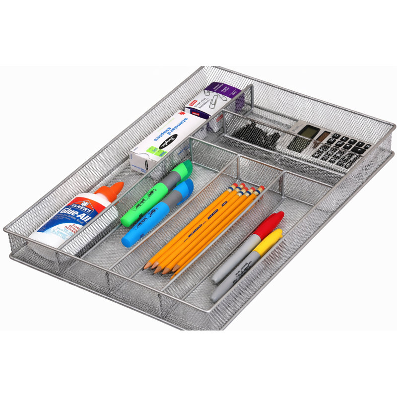Rangement de tiroir h 2 po x l 9,25 po x p 12,5 po Kensington, H 2 po x l 11,25 po x P 16 po, 6 compartiments