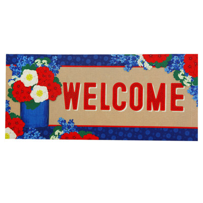 Tapis de porte d'extérieur antidérapant Sassafras