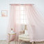 Paire de rideaux semi-transparents avec passe-tringle Rayna-31563142-73625234