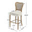 Tabouret de bar (ensemble de 2)
