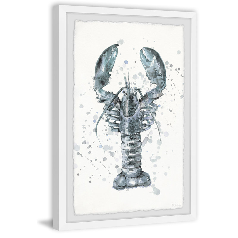 Mighty Gray Lobster by Parvez Taj - Single Picture Frame Print, 30cm H x 20cm W