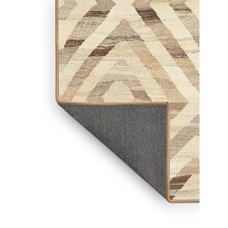 Surface beige contemporaine tapis, Rectangle 5 pi x 7 pi