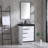 Siefert 24 " W Freestanding Standard Free Standing 1 Single Vanity Bathroom Vanity With Resin Top-1302032242
