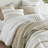 Carolina Taupe Stripe 7-Piece Full/Queen Comforter and Quilt Set-103515946-103515947