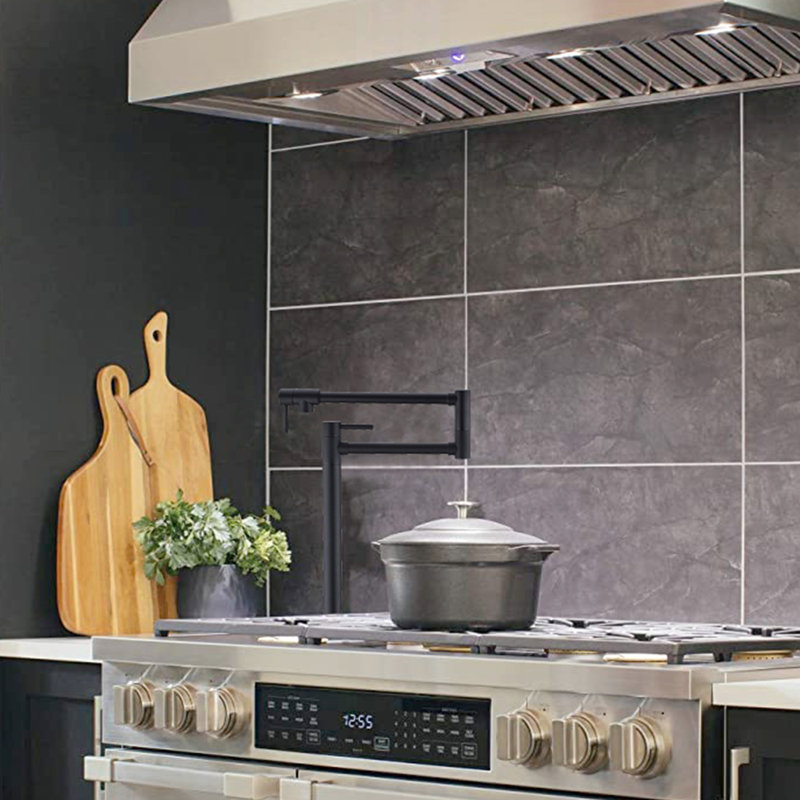 Interbath Kitchen Faucet, Matte Black