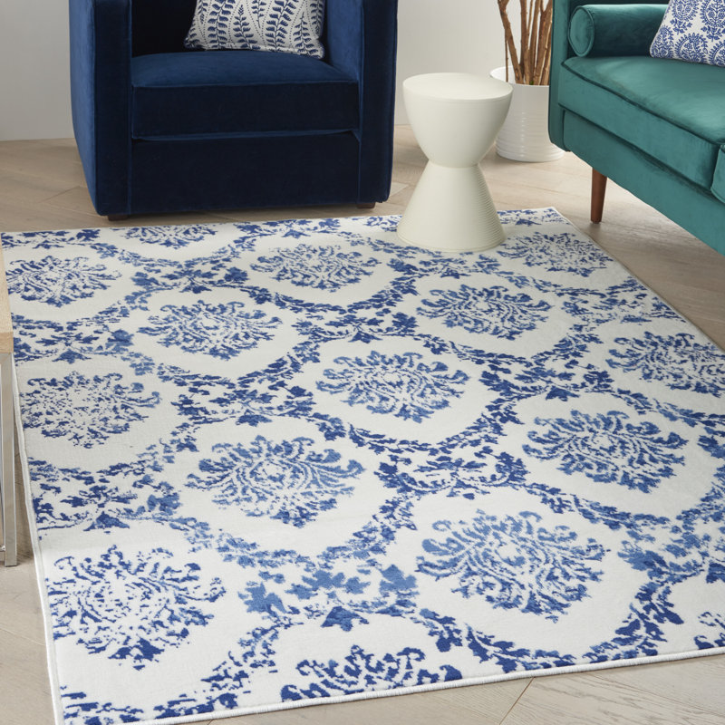Tapis ivoire Harriet Botanical Farmhouse, Rectangle 4 pi x 6 pi