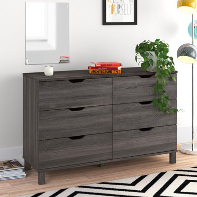 Commode de rangement à 6 tiroirs Fleeman