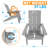 Adirondack Chair With Ottoman-71613258