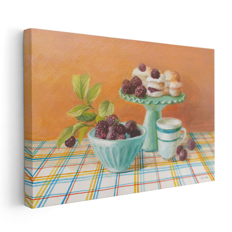 Retro Kitchen II - reproduction d'art sur toile, H 20 po x l 30 po