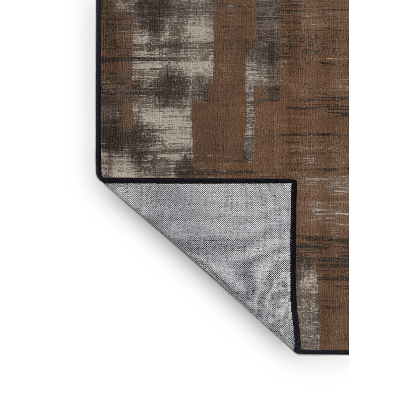 Tapis abstrait lavable à la machine