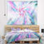 Tapisserie florale exotique bleu clair-28497390