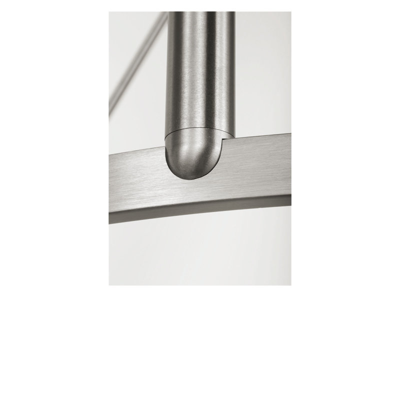 Mirla Six Light Chandelier, Brushed Nickel, No