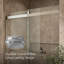 Levity Plus Less Sliding Bath Door, 61-9/16 In. H X 56-5/8 - 59-5/8 In. W, With 5/16 In.-Thick Crystal Clear Glass-400694527