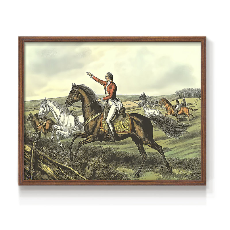 Série abstraite nautique - CCXIX - Reproduction encadrée - Restickable, H 16 po x l 20 po, Noyer