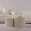 Table basse ronde en bois pour salon et petit espace
