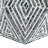 Maverick Hexagon End Table with Diamond Design