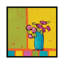 «Turquoise Vase», reproduction d'art sur toile-20820325-72786903-72786908