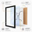 Two Hearts, One Line Minimalist - Framed Print-1940897857-1940897860