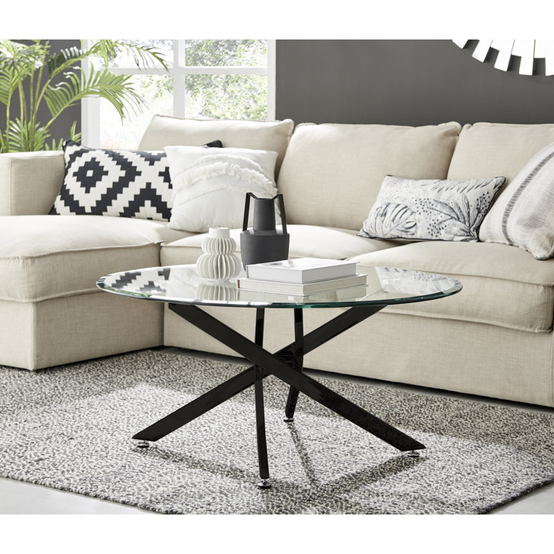 Table basse ronde Tierra, Chrome