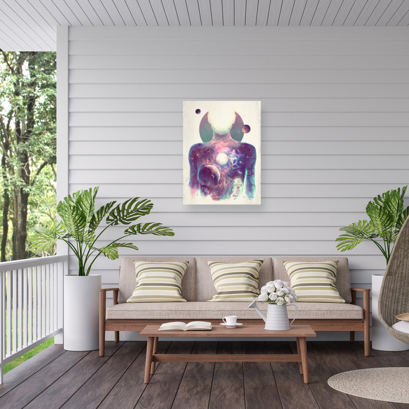 Toile d'extérieur Barrett Biggers Stardust Memories, H 14 po x l 19 po