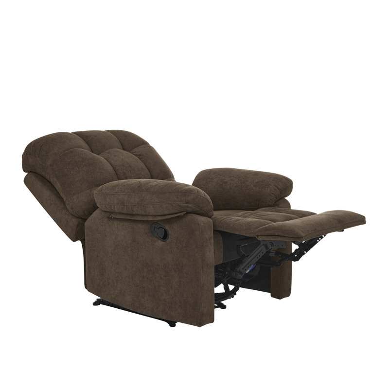 Fauteuil inclinable manuel avec accoudoirs rembourrés