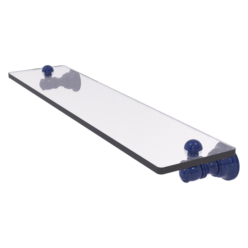 Tablette flottante Carolina, H 2,4 po x l 22 po x P 5,54 po, Bleu méditerranéen