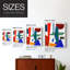 «Colorful Shapes IV», reproduction encadrée - bois massif-1190881971-1190881967