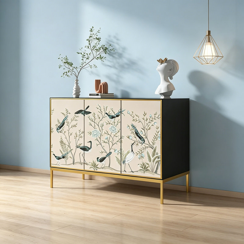 Chinese Style Solid Wood Storage Cabinet