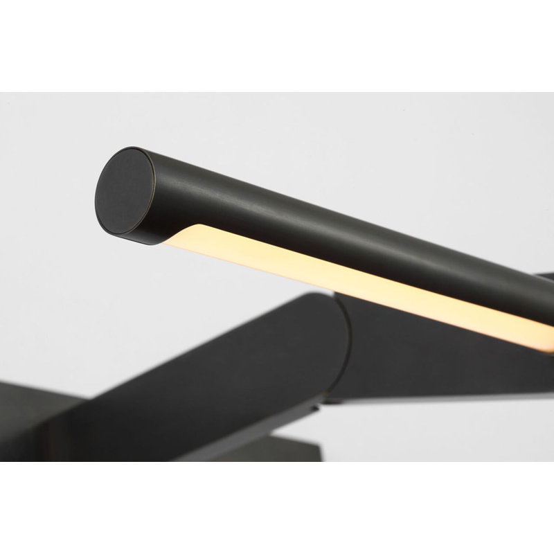 Axis Pivoting Library Light, 3" H x 18" W x 13.25" D, Bronze