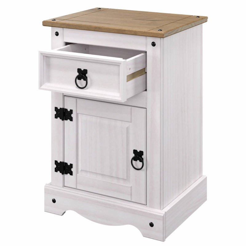 17.72'' W Nightstand, White
