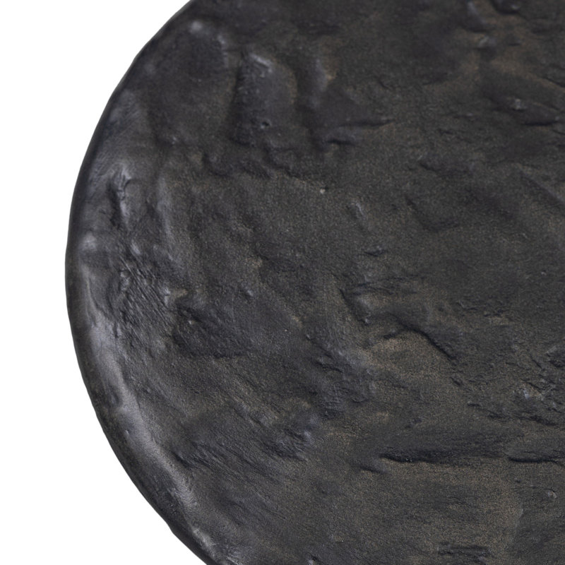 Table de bout Hinderliter, Béton obsidienne
