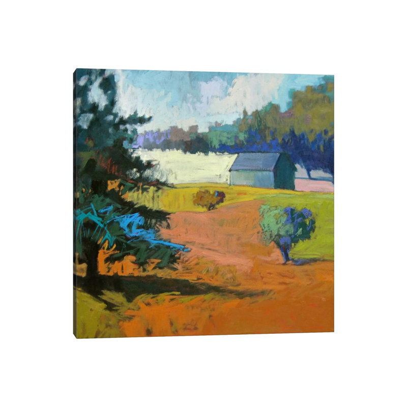Paysage Cinq by Jane Schmidt - Wrapped Canvas Painting, 30.48 cm H x 30.48 cm W