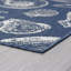 Tapis intérieur / extérieur bleu marine tissé à plat Nara-784949955