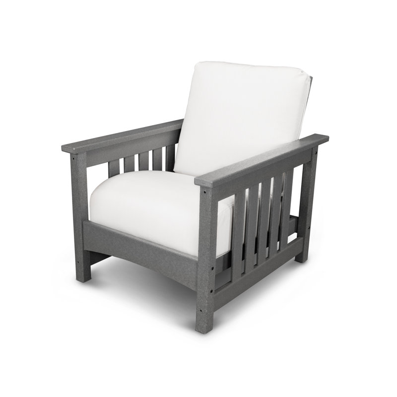 Club Mission Chair, Slate Gray