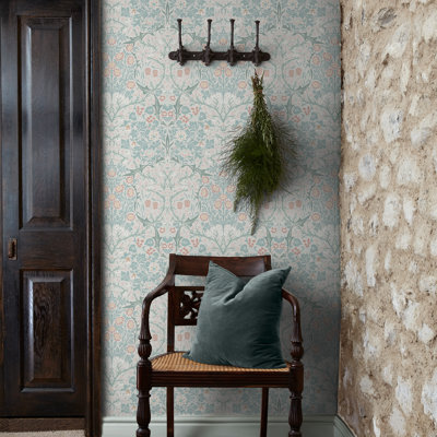 William Morris Blackthorn Meadow Wallpaper